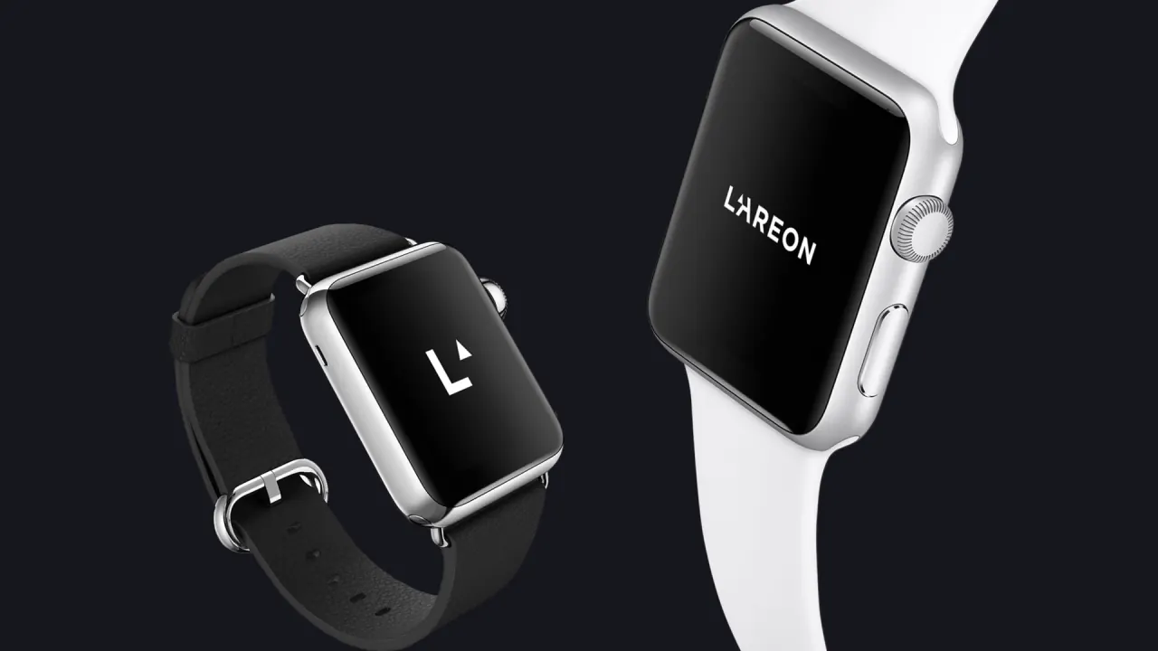 Lareon – logo na chytrých hodinkách